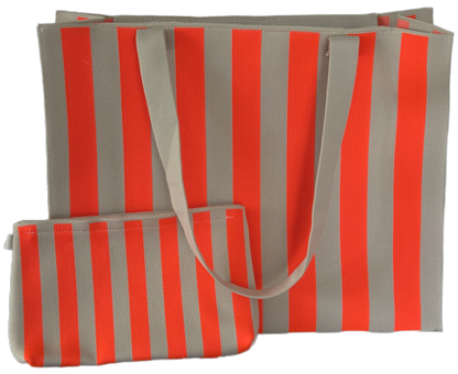 Stylische Tasche/Shopper Streifen