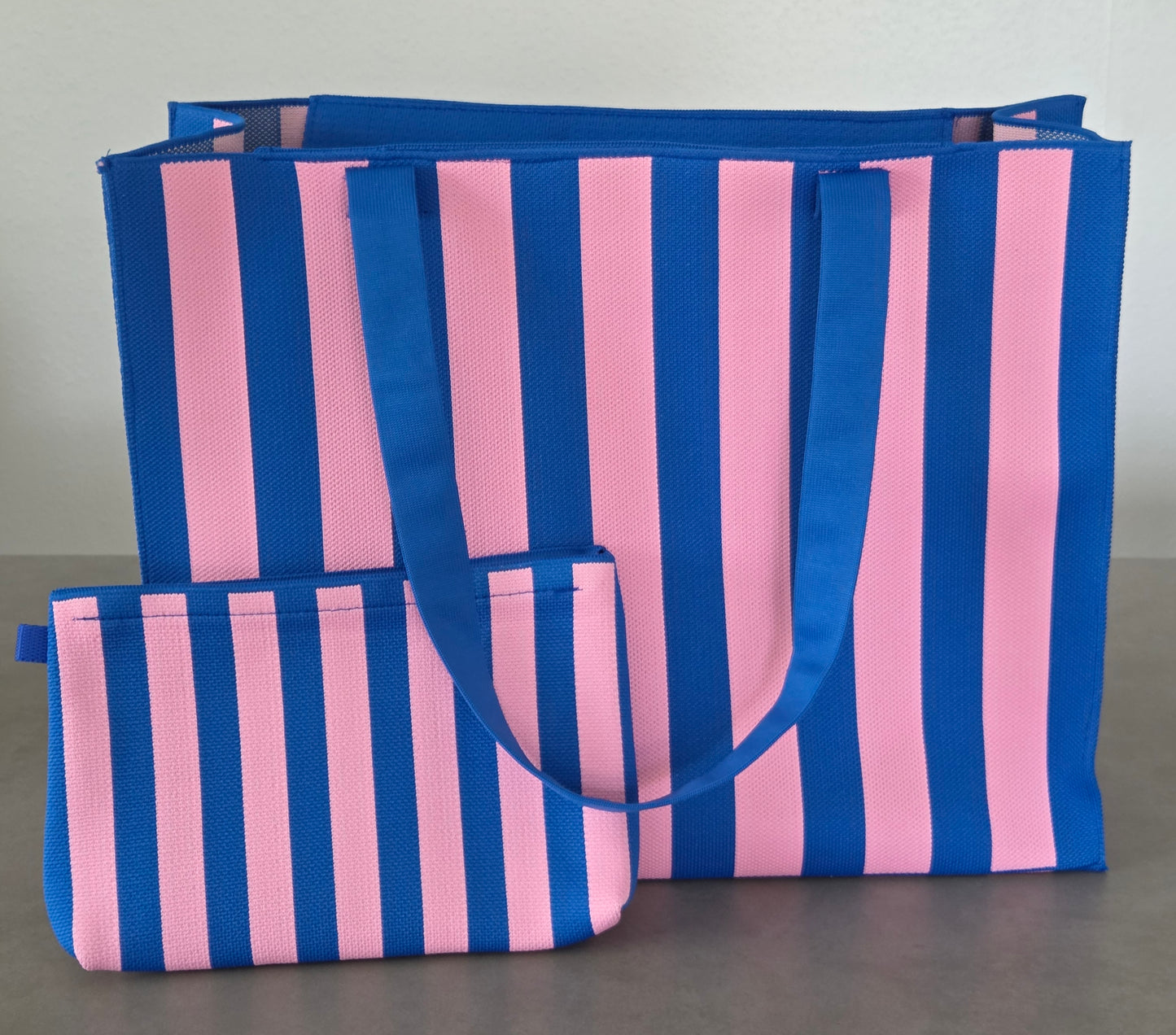 Stylische Tasche/Shopper Streifen