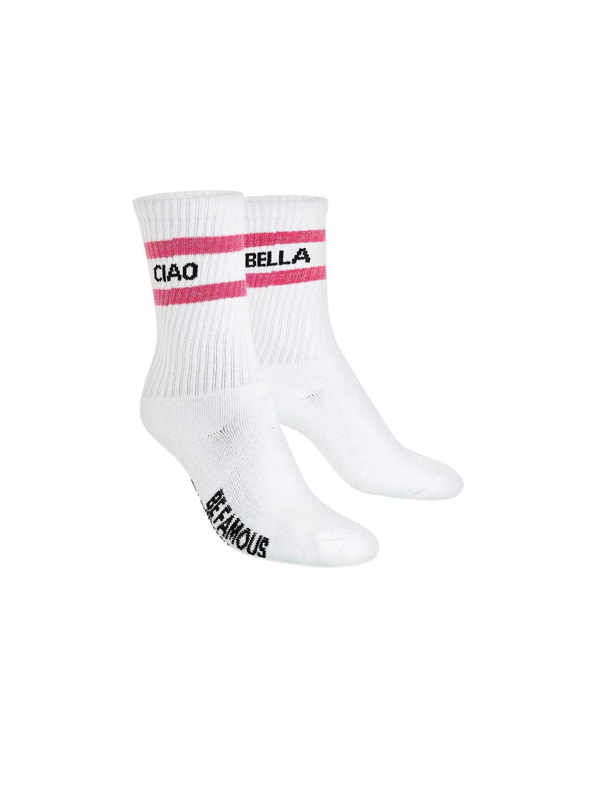 Be Famous x Socks to go Statement Socken BELLA CIAO GLITTER